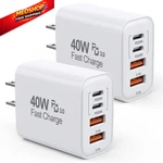 40W Iphone 17 16E 15 Charger Block Fast CHARGING,2PACK Usb Wall White. Fixed Price $33.72.