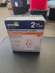 Leviton Decora Plus Usb In-wall Charger Outlets Type & (2-PACK). Fixed Price $29.00.