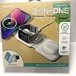 Merkury 3-IN-ONE Foldable Wireless Charging Station Iphone Ipods Pro- Watch 15W. Fixed Price $16.97.