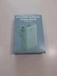 Portable Outdoor Power Bank With Cardbiner 6000MAH Led Indicator. Fixed Price $18.99.