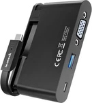 Inateck Usb Hub With Hidden Cable, Adapter 100W Power Delivery Port. Fixed Price $14.99.