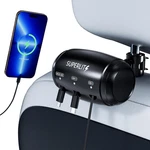 3-IN-1 Retractable Backseat Car Charger Headrest Mount Charging Station For Ub. Fixed Price $41.95.