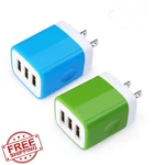 Sicodo 2PK 3.1A Usb Wall Charger For Iphone Samsung Pixel Lg. Fixed Price $20.00.