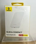 Baseus Magnetic Mini Wireless Fast Charge Power Bank (white) New. Fixed Price $37.97.
