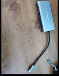 Hiearcool Type-c Hub UCN3270 Silver Usb-c To Hdmi Vga Ethernet 3.0 Portable. Fixed Price $12.00.