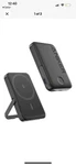 Anker Maggo Wireless Charging 5,000MAH Bank With Charger - Perfect Condition. Fixed Price $8.00.