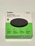 Belkin Boostcharge 15W Wireless Charging Pad WIA012TTBK - Black Open Box. Fixed Price $11.66.