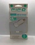Fifo Dual Port Energy Usb Car Charger Adapter 2.1 Amp 4' Sync Cable. Fixed Price $12.98.