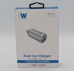 Jw Just Wireless Dual Car Charger Usb-a & Usb-c 18 Silver Universal. Fixed Price $9.49.