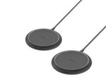 Ubio Labs 10W Qi Wireless Pad, 9VDC Wall Adaptor (2 Pack). Fixed Price $24.99.