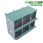 6 Compartment Chicken Nesting Boxes Poultry Wall Mount For Hens Metal. Fixed Price $62.28.