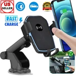 Fast Wireless Charger Phone Holder Car Mount Windshield Dash Air Vent Usa. Fixed Price $13.22.