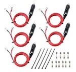 Carviya Pack 12V 24V Heavy Duty 16AWG Meter 15A 20A Male Plug Ciga.... Fixed Price $27.53.