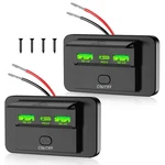 Ports 12V Rv Usb Outlet 72W, Gibbab Dual QC3.0 36W & 2PCS, Green. Fixed Price $24.17.