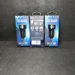 3 Pack Of Dual Port Fast Car Chargers - 20W Usb A+c New Black. Fixed Price $21.99.