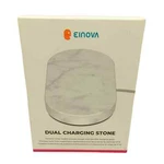 Einova 10W Qi Wireless Dual Charging Stone White Marble. Fixed Price $60.00.