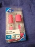 Premier Value Charging Essentials Kit. Micro Usb 1 Amp Car & Wall Charger, Pink.. Fixed Price $5.00.