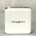 Chargeworx White Dual Port Usb-c & Usb-a Wall Charger Adapter CX3061WH Folding. Fixed Price $6.99.