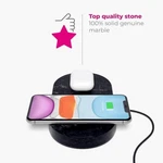 Eggtronic By Einova Dual Charging Stone, Black Marble. Fixed Price $59.97.