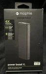 Mophie Power Boost Xl Universal External Battery 10,400MAH Blue Brick Charger. Fixed Price $24.99.