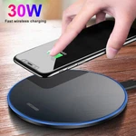 30W Wireless Fast Charger Charging Pad For Apple Iphone 16E 15 Samsung S25+ S24. Fixed Price $11.89.