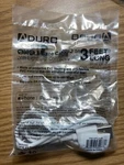 Aduro Apple Certified Fiber Lightning Cables - 3 Ft White. Fixed Price $9.99.