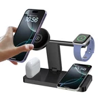 4IN1 Magnetic Wireless Charger Station Dock For Apple Watch Air Pods Iphone 17E. Fixed Price $25.99.