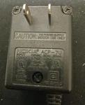Nokia ACP-7U Power Supply Adapter. Ci 124. Input 120VAC -output 3.7VDC.. Fixed Price $21.00.