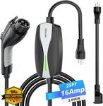 Seguma Level 1/2 Charger 16A 25FT Cable J1772 Nema 6-20 Plug Black. Fixed Price $163.69.