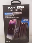 Pocket Juice Wireless Pro 10,000 Mah Portable Power Bank W/ Lighting And Type-c. Fixed Price $15.99.