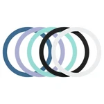 Uxcell Magnetic Sticker Ring, 5PCS - Black+white+cyan+purple+dark Blue. Fixed Price $11.92.