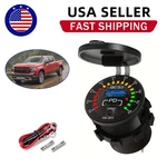 Wnnbtovn 12V QC3.0 Dual Usb Fast Car Charger Socket Power Outlet Led Voltmeter. Fixed Price $12.15.