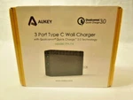 Aukey Port Type Wall Charger W/ Qualcomm Quick 3.0 Tech PA-Y4 N.i.b.. Fixed Price $24.99.