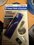 Xtreme Power Stick Keychain Universal Battery Bank 1800MAH Blue For Apple. Fixed Price $8.58.