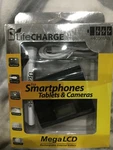 New Lifecharge - Mega Lcd Portable Charger Black. Fixed Price $12.34.