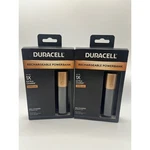 2 Pack Duracell Rechargeable Powerbank 3350MAH Portable Charger Black Copper PB1. Fixed Price $19.99.