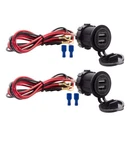 Dual Usb Charger Socket Waterproof Power Outlet 12V/24V 2.1A & For Car B.... Fixed Price $19.28.