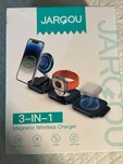 Jargou 3-IN-1 Magnetic Wireless Charger. Fixed Price $10.00.