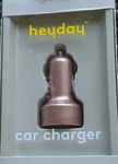 Heyday Usb High Speed 3.1AMP/ 15.5W Car Charger - Dusty Pink. Fixed Price $8.99.