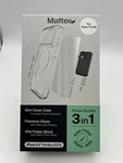 Matterht 3-IN-1 Case,screen And Power Block Bundle For Iphone 17 Pro Max Clear. Fixed Price $29.98.