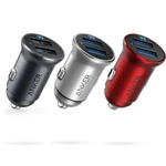 Anker Powerdrive Alloy Metal Dual Usb Car Charger 24W 4.8A Charging For Phone. Fixed Price $14.99.
