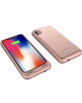 Iphone Xs/x Battery Case Qi Wireless Charging 5.8IN Rose Gold 4200MAH. Fixed Price $39.00.