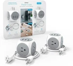 Atomi Power Cube, 2-PACK 3AC OUTLETS+3 Smart Usb PORTS+5' Cable Surge Protector. Fixed Price $39.95.