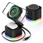 Magnetic Wireless Charger Stand For Bedrooms, 5 1 Charging Statio.... Fixed Price $43.59.