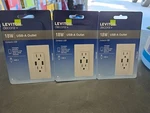 Pack Leviton Decora+ 18W Usb-a Duplex Outlet T5632-BW New (B25). Fixed Price $32.95.