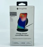 Mophie Stream Desk Stand - Qi Wireless Charger Black. Fixed Price $19.99.