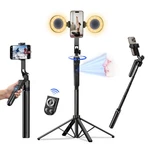 Auto Face Tracking Tripod For Iphone With Light, No App Needed 70.9" Ca.... Fixed Price $57.22.