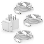 Iphone 16 15 Fast CHARGING,3PACK 20W Usb Chargers Plug Wall C.... Fixed Price $55.19.
