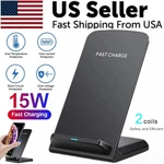 New Wireless Fast Charger Charging Stand Dock For Samsung Galaxy Iphone Mobile. Fixed Price $6.99.