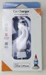 New Travelocity Car Charger For Iphone And Ipod White TV-IPLCLA12. Fixed Price $9.95.